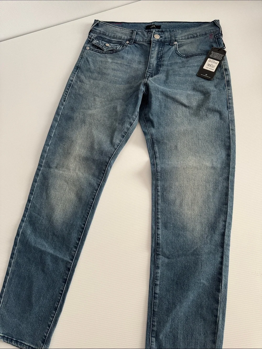 True Religion Men’s Medium Blue Slim Straight Jeans